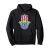 Hamsa Hand, All Seeing Eye, Lucky Charms, Fortune, Rainbow Pullover