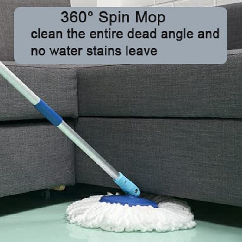 Spin Mop Head Refill, Universal 360° Replacement Mop Heads, 6