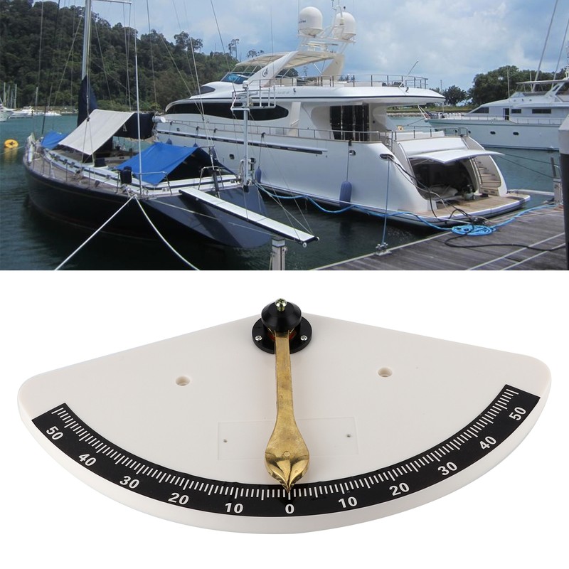Marine Clinometer Level Inclinometer Angle Finder Instrument for Ships Boats
