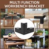 Rasugarlary Work Bench Brackets, 2 x 4 Steel Corner Brackets