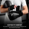 Hayabusa E1 Boxing Gloves for Men and Women - Black/Grey,