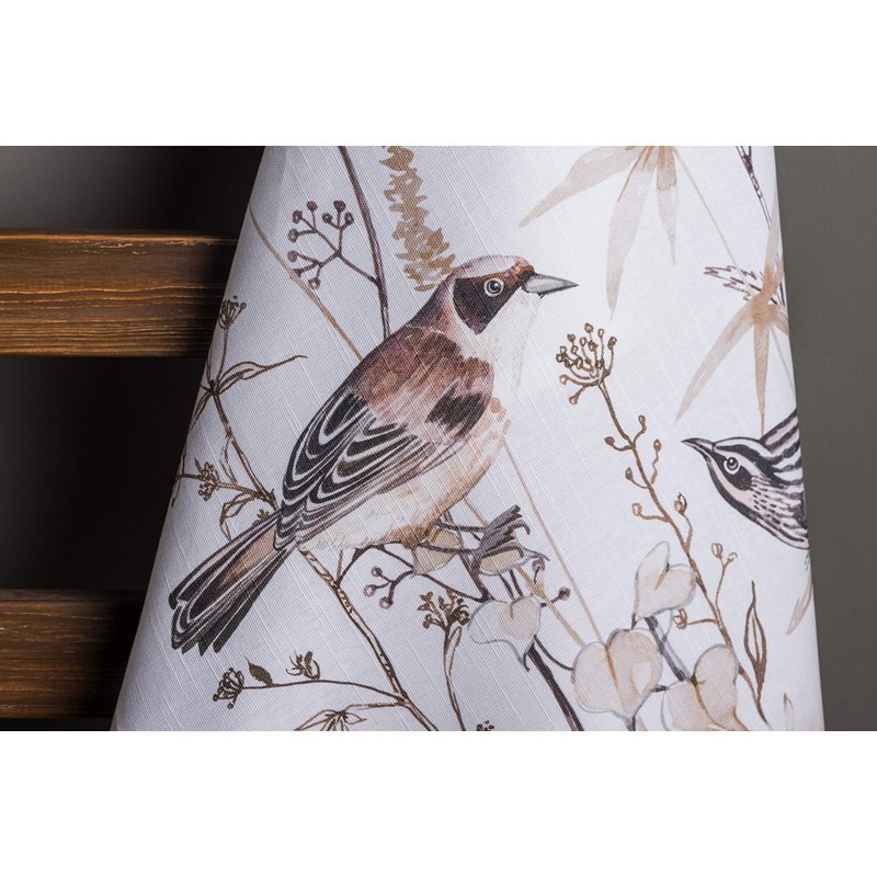 Maison d' Hermine Meadow Florals Brown 100% Cotton Set of