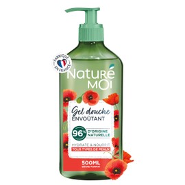 Naturé Moi - Betörendes Duschgel – spendet Feuchtigkeit und nährt – für alle Hauttypen – Bio-Mohnblumen aus Limousin – 96% natürlicher Herkunft – 500 ml – hergestellt in Frankreich