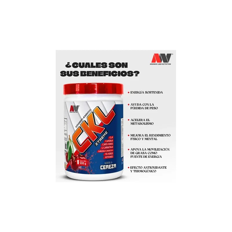 Ckl Xtreme Quemador De Grasa 500 Grs Advance Labs Nutrition