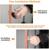 Morobor Stainless Steel Drawer Knobs, 4pcs Self-Stick Instant Cabinet Handle