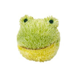 PetLou D.O.G'Z 4-inch EZ Squeaky Frog Dog Plush Toy,Durable Squeaks Bouncy Ball Dog Toy