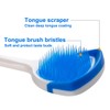 Tongue Brush, Tongue Scraper, Tongue Cleaner Helps Fight Bad Breath,