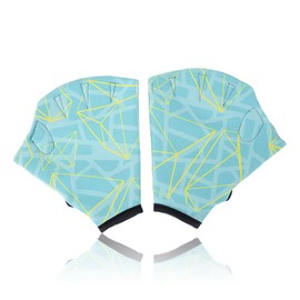 GNHG Schwimmhandschuhe Fingerlose Wasserhandschuhe Wasserwiderstandstraining Trainingsschwimm, Handschuhe Einstellbare Handflossen Tauchhandschuhem für den Oberkörperwiderstand Wasser Training Surfen