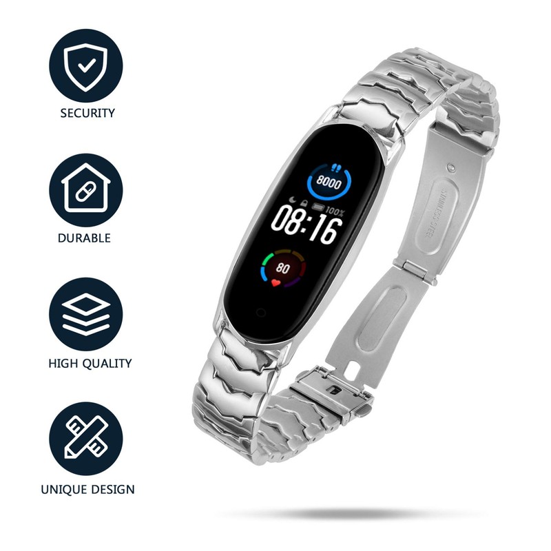 OSALADI 2pcs Smart Metal Strap Replacement for Elegant Design for