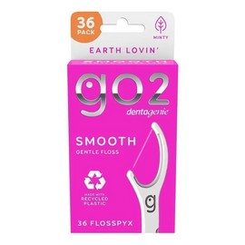 GO2 Dentagenie Smooth Flosspyx Mint 36 Pack