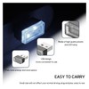 Dickno 4 PCS USB LED Car Interior Atmosphere Lamp, Portable