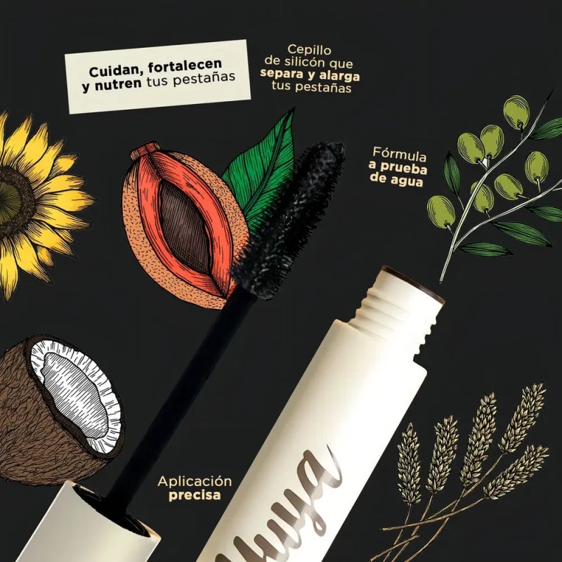 Pack 3 Mascaras De Pestañas Yuya Rimel 10 Aceites Naturales