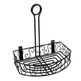 Olympia Black Wire Condiment Holder Clip Back for Menus 230mm X 215mm X 155Mm
