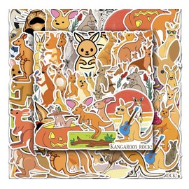 Kangaroo 20 Random Cartoon Kangaroo Stickers Animal Decal Laptop Hydro Yeti Free Shipping