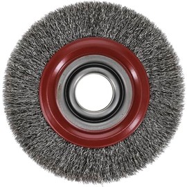 OSBORN Round Brush with Bore 125 x 30 x 20 mm Steel Wire Corrugated