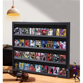 Nice C 36 Graded Sports Card Display Case, Baseball Card Display Case, Trading Card Display Case Football Cards, 98% UV Protection, Acrylic, Lockable (Horizontal 3 Pack)