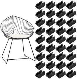 Pack of 36 U-Shaped Chair Leg Protectors for Furniture Pipes, Premium Furniture Pipe Pads for Chairs, Non-Slip Clamps to Protect Floors, Prevent Scratches, Suitable for Various Furniture Sizes