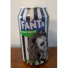Fanta New Beetlejuice Fanta Haunted Spiced Apple Soda Pop 12oz Can Horror Promo