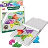 DAWRIS Puzzle Tangram Puzzle Jigsaw Block Brain Shape Block Brain