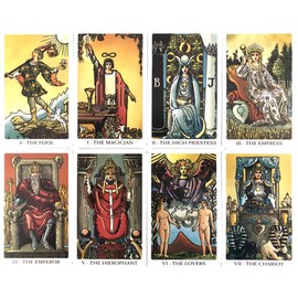 Tarot Cards, 78 Cards, Weighted Edition, Miniature Tarot Divination [Radiant Wise Spirit, Tarot Mini] Japanese Manual Included (English Language Not Guaranteed)