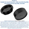 Lens Cap Set, with Housing Cap and Rear Lens Cap,