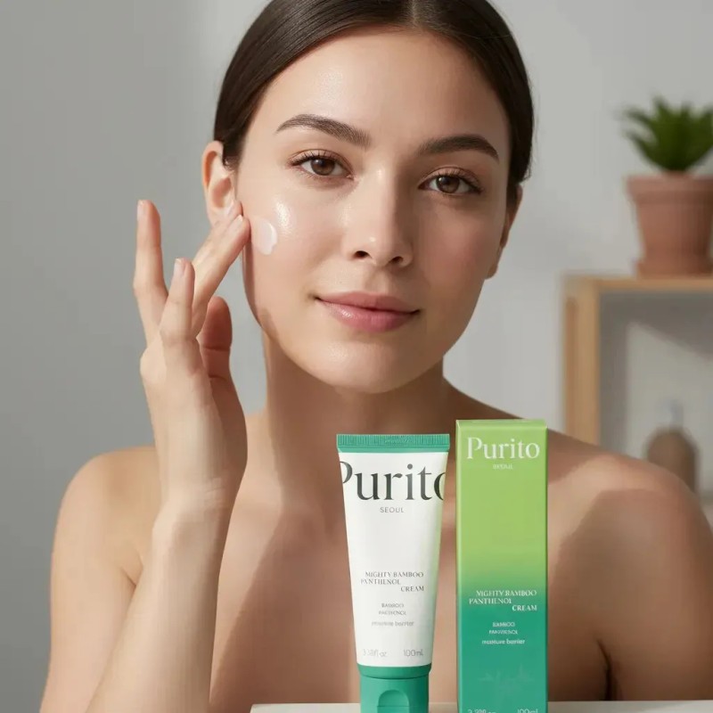 Purito Crema Pantenol Mighty Bamboo Panthenol Cream 100ml
