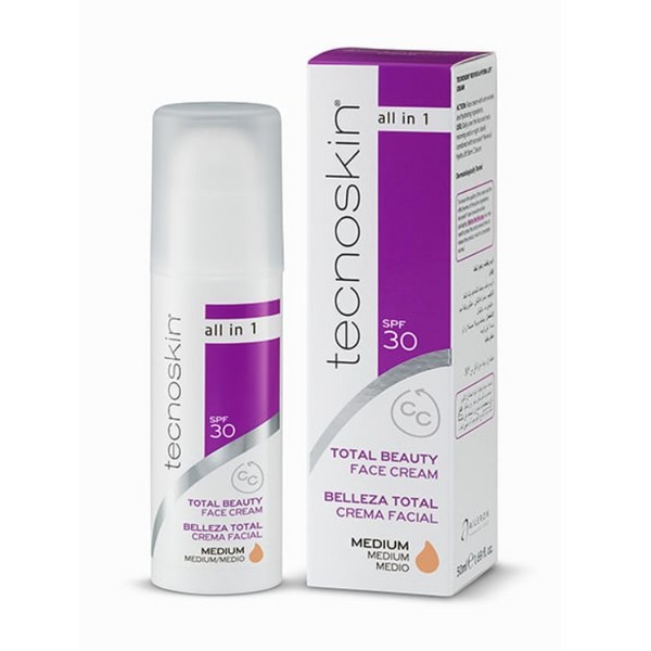 Tecnoskin Total Beauty Face Cream Medium SPF30 50ml