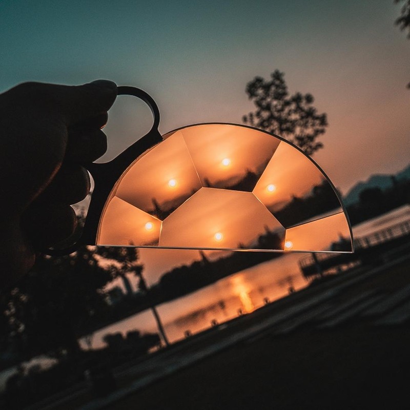 150mm Handheld Semicircle Kaleidoscope Filter Camera Accessories Special Effects Filters