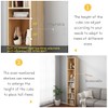IOTXY Small Narrow Corner Bookcase - 71 Inches Tall Gap
