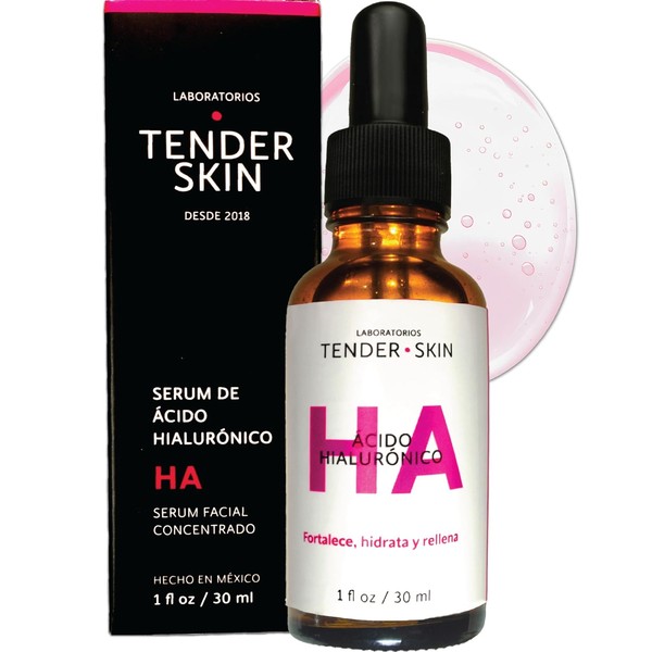 Laboratorios Tenderskin Serum Ácido Hialurónico Multimolecular con Aloe Vera. Hidrata