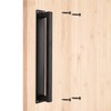 Homode Barn Door Handle, 12" Rustic Pull Handle Heavy Duty,
