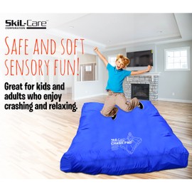 Skil-Care Multifunctional Crash Pad Cover - 5 ft. x 5ft., Durable and Safe Impact-Absorbing Cushion for Play, Therapy, and Sensory Integration, Cover Only, 914782