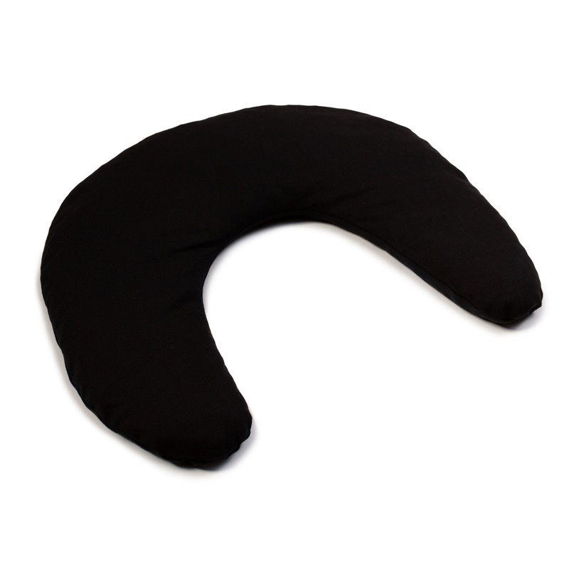 Cherry Stone Neck Pillow, 30 x 33 cm, Black, Cherry