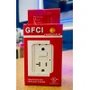 AH LIGHTING 1PK 20AMP GFCI Safety Outlet Receptacle w/ Wall