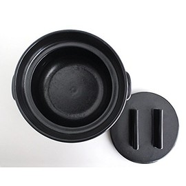 Kamoshita Tools Shop Rice Pot, 1 Pack, Black