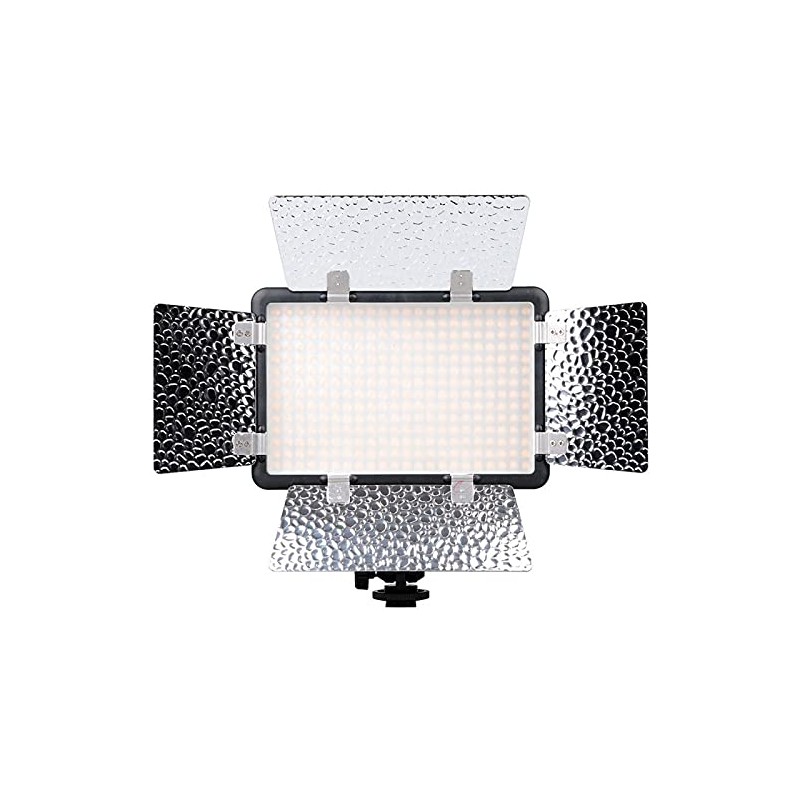 Godox GDXLED308IIW 5600K LED Panel with Wings Black
