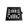 Ductile Iron Atrium Grate and Frame,18x18in Square Beehive Catch Basin