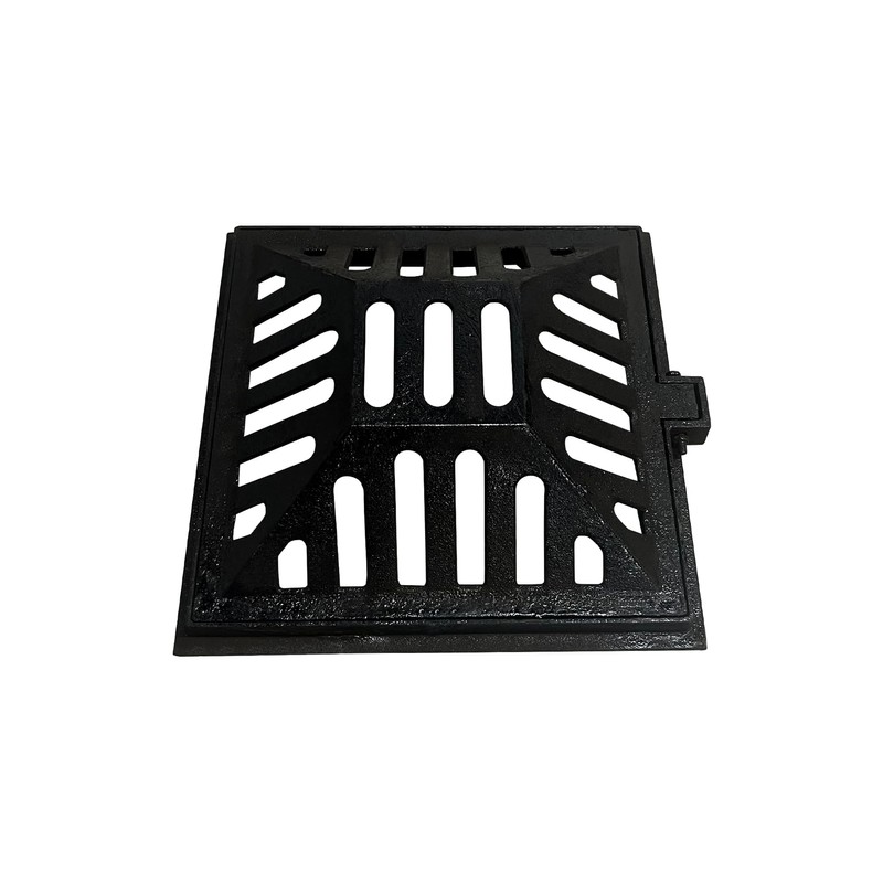 Ductile Iron Atrium Grate and Frame,18x18in Square Beehive Catch Basin