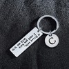 BESPMOSP Appreciatione Gifts 26 Letter Keychain Drive Safe Keychain A-Z