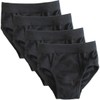 HERMKO 2840 Pack of 4 Boys' Briefs with Soft Waistband