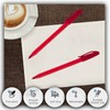 Glamza Ballpoint Pens 0.7mm Red Ink Retractable Writing Pens Multipack