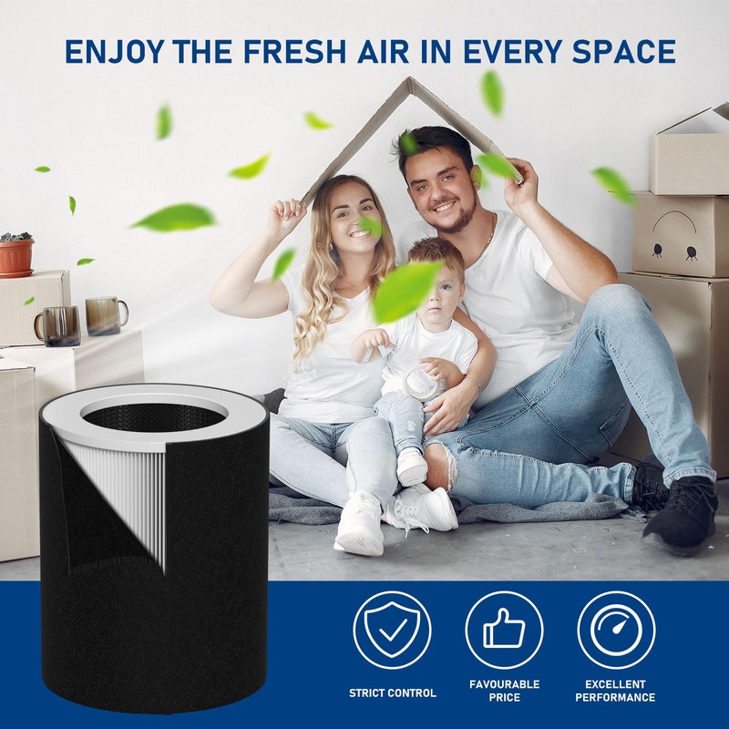 HP670 Replacement True HEPA Filter Set Compatible with Hunter HP670