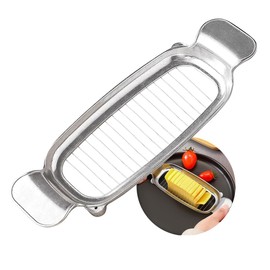 Butter & Cheese Slicer Stainless Steel Multipurpose Cheese Slicer，With Ergonomic Handle, Suitable For Cutting Cheese, Butter, Eggs, Fruit And Other Softer Solid Food Use