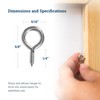 Small Screw Eye - 1000 Pack - 214.5 Short Shank