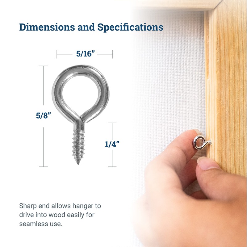 Small Screw Eye - 1000 Pack - 214.5 Short Shank