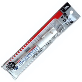 Shinwa Sokutei 78505 Waterproof Chalkboard Marker, Bold Point, White