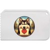 Azeeda 'Siberian Husky Love Note' Plastic Ice Scraper (IC00042346)
