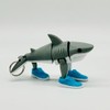 Genérico Tralala Tralala Shark with Slippers, 14 cm, Italian Meme