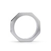 Fynch-Hatton Stainless Steel Octagonal Ring, Stainless Steel, none