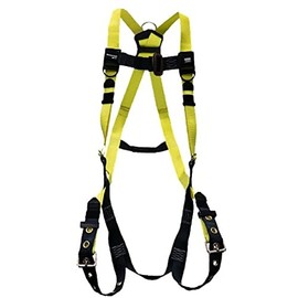 Honeywell Miller H100 Safety Harness with Leg Tongue Buckle & Chest Mating Buckle, S/M, 420 lb. Capacity (H13110021)